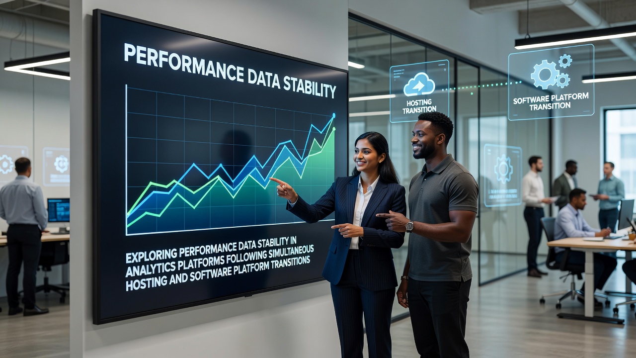 Exploring Performance Data Stability in Analytics Platforms Following Simultaneous Hosting and Software Platform Transitions